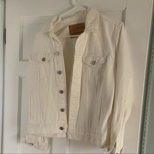 LUCKY BRAND Cotton Denim Trucker Jacket